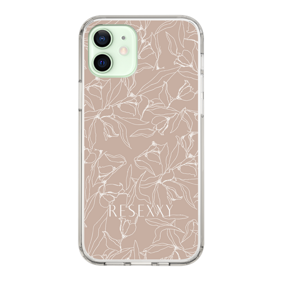 Slim Protection Case［ RESEXXY - Flower - Beige ］