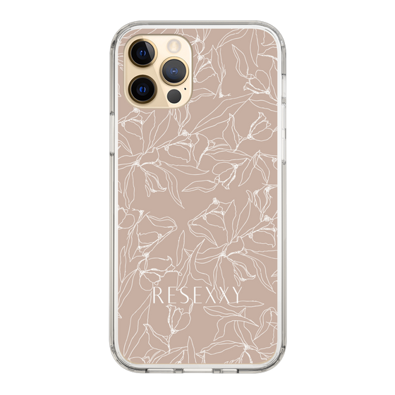 Slim Protection Case［ RESEXXY - Flower - Beige ］