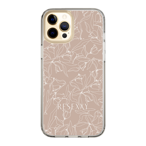 Slim Protection Case［ RESEXXY - Flower - Beige ］