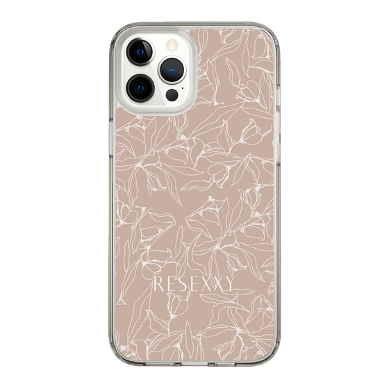 Slim Protection Case［ RESEXXY - Flower - Beige ］