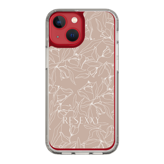 Slim Protection Case［ RESEXXY - Flower - Beige ］