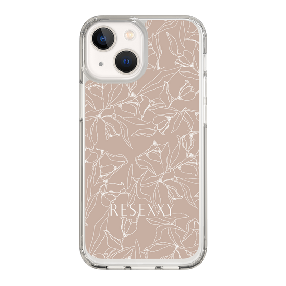 Slim Protection Case［ RESEXXY - Flower - Beige ］