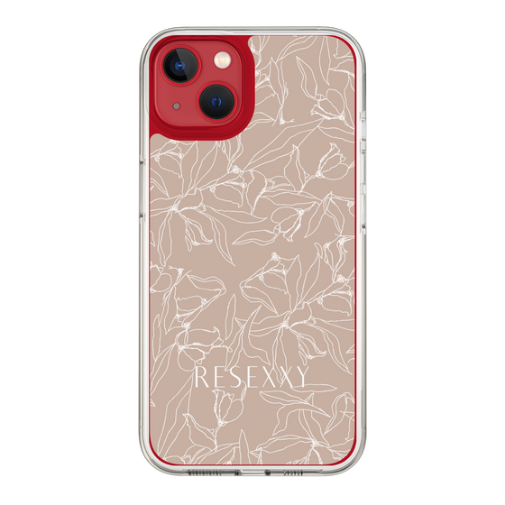 Slim Protection Case［ RESEXXY - Flower - Beige ］