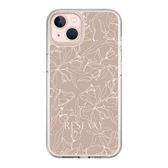 Slim Protection Case［ RESEXXY - Flower - Beige ］