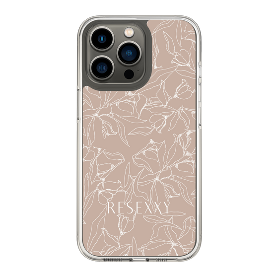 Slim Protection Case［ RESEXXY - Flower - Beige ］