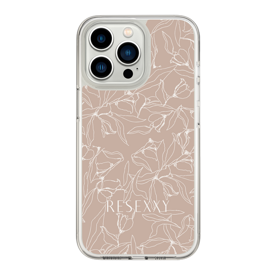 Slim Protection Case［ RESEXXY - Flower - Beige ］