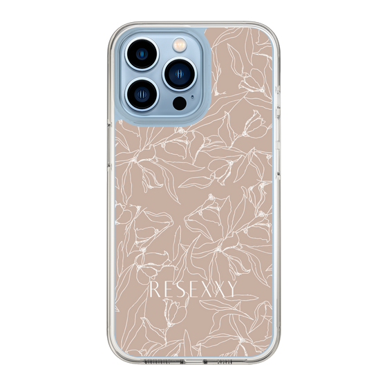 Slim Protection Case［ RESEXXY - Flower - Beige ］