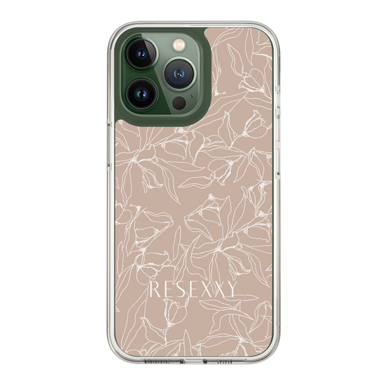 Slim Protection Case［ RESEXXY - Flower - Beige ］