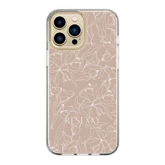 Slim Protection Case［ RESEXXY - Flower - Beige ］