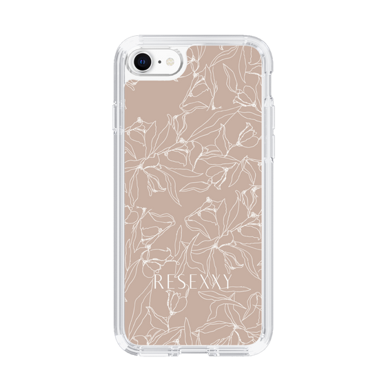 Slim Protection Case［ RESEXXY - Flower - Beige ］