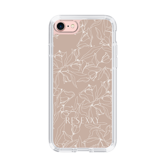 Slim Protection Case［ RESEXXY - Flower - Beige ］