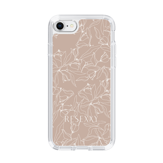 Slim Protection Case［ RESEXXY - Flower - Beige ］