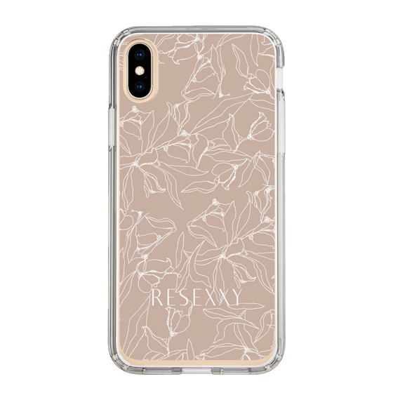 Slim Protection Case［ RESEXXY - Flower - Beige ］