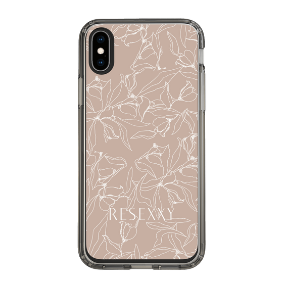Slim Protection Case［ RESEXXY - Flower - Beige ］