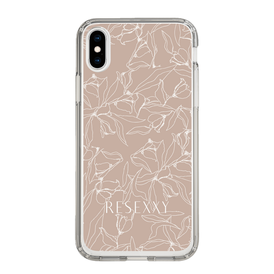 Slim Protection Case［ RESEXXY - Flower - Beige ］