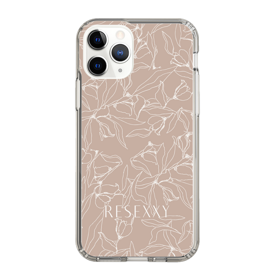 Slim Protection Case［ RESEXXY - Flower - Beige ］
