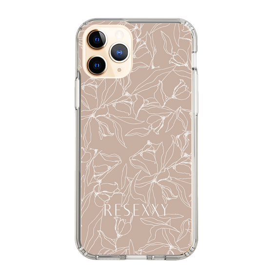 Slim Protection Case［ RESEXXY - Flower - Beige ］