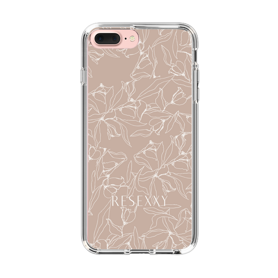 Slim Protection Case［ RESEXXY - Flower - Beige ］