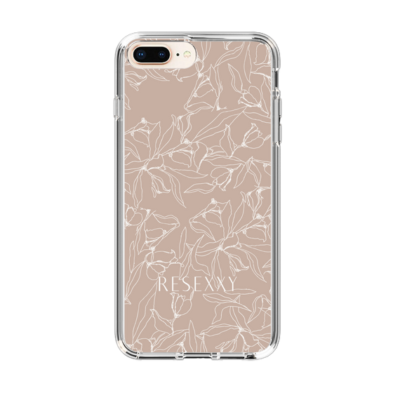 Slim Protection Case［ RESEXXY - Flower - Beige ］