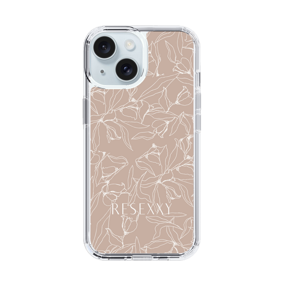Slim Protection Case［ RESEXXY - Flower - Beige ］