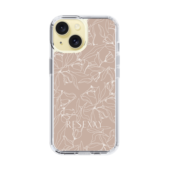 Slim Protection Case［ RESEXXY - Flower - Beige ］