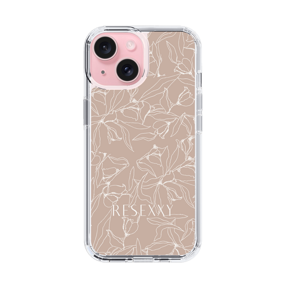 Slim Protection Case［ RESEXXY - Flower - Beige ］