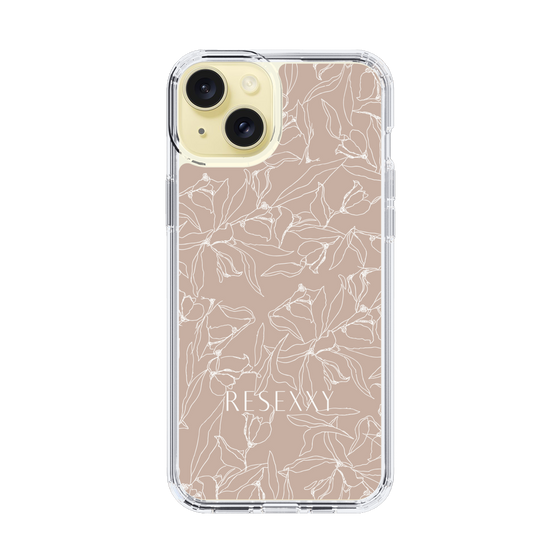 Slim Protection Case［ RESEXXY - Flower - Beige ］