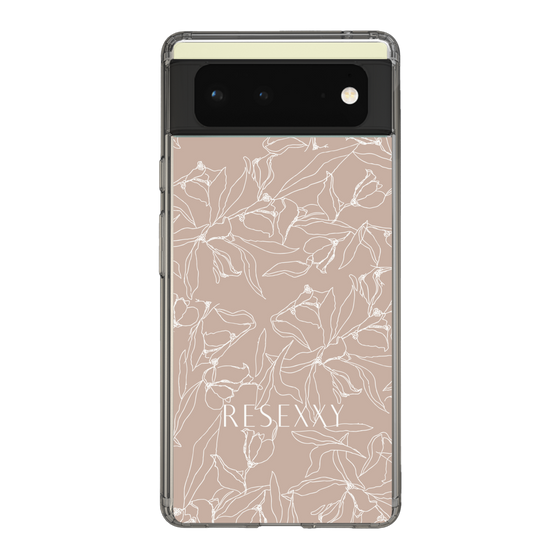 Slim Protection Case［ RESEXXY - Flower - Beige ］