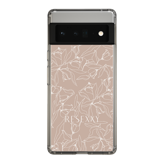 Slim Protection Case［ RESEXXY - Flower - Beige ］