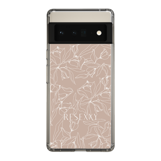 Slim Protection Case［ RESEXXY - Flower - Beige ］