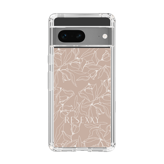 Slim Protection Case［ RESEXXY - Flower - Beige ］