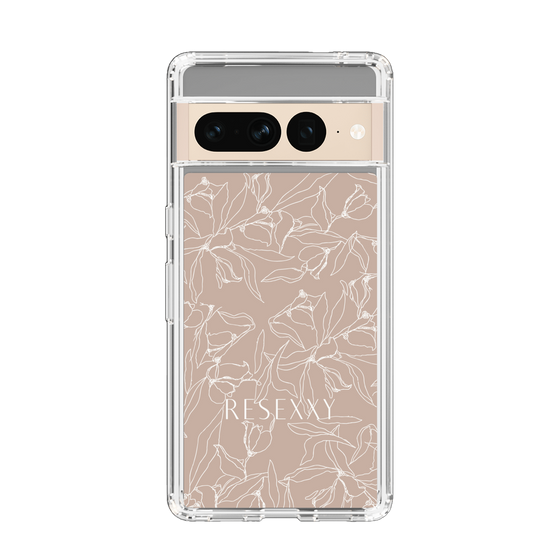 Slim Protection Case［ RESEXXY - Flower - Beige ］