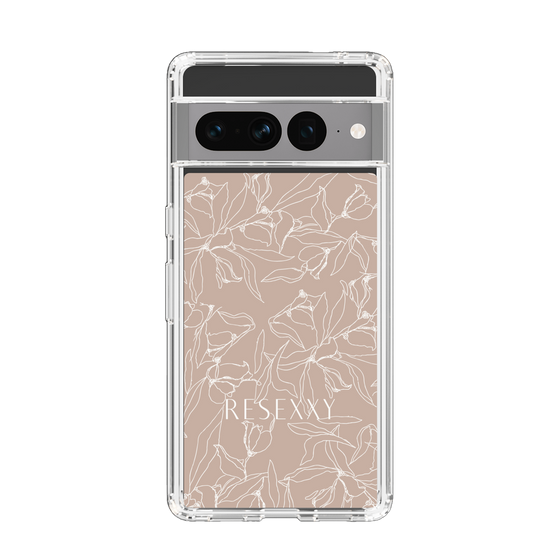 Slim Protection Case［ RESEXXY - Flower - Beige ］