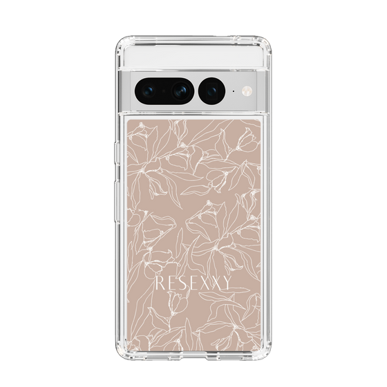 Slim Protection Case［ RESEXXY - Flower - Beige ］