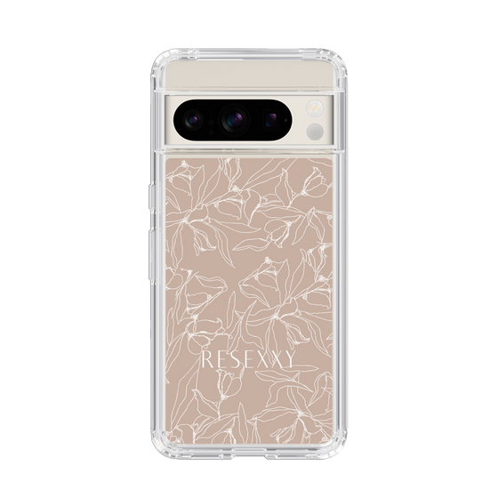 Slim Protection Case［ RESEXXY - Flower - Beige ］