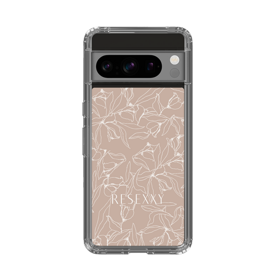 Slim Protection Case［ RESEXXY - Flower - Beige ］