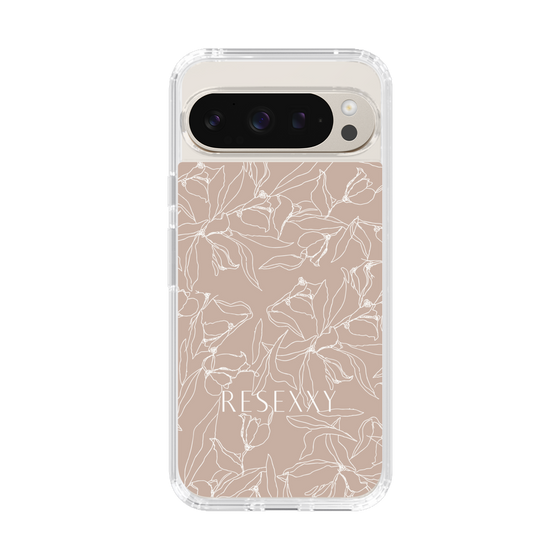 Slim Protection Case［ RESEXXY - Flower - Beige ］