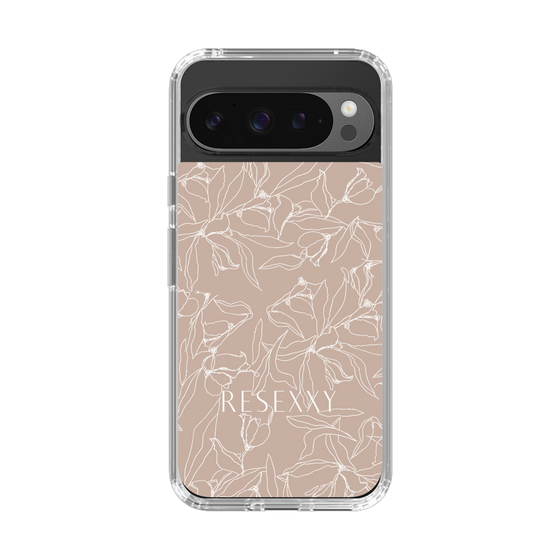 Slim Protection Case［ RESEXXY - Flower - Beige ］