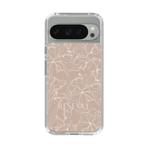 Slim Protection Case［ RESEXXY - Flower - Beige ］