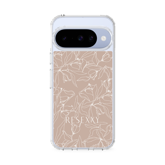 Slim Protection Case［ RESEXXY - Flower - Beige ］