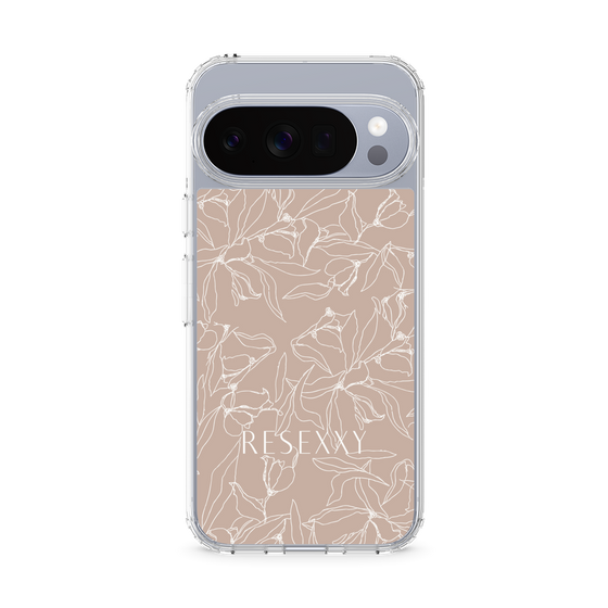 Slim Protection Case［ RESEXXY - Flower - Beige ］