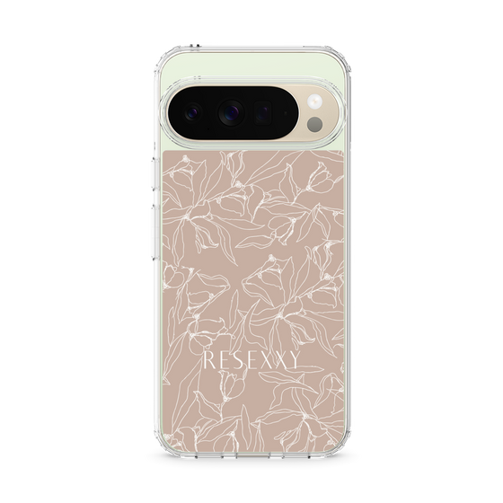 Slim Protection Case［ RESEXXY - Flower - Beige ］