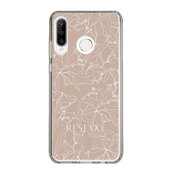 Slim Protection Case［ RESEXXY - Flower - Beige ］