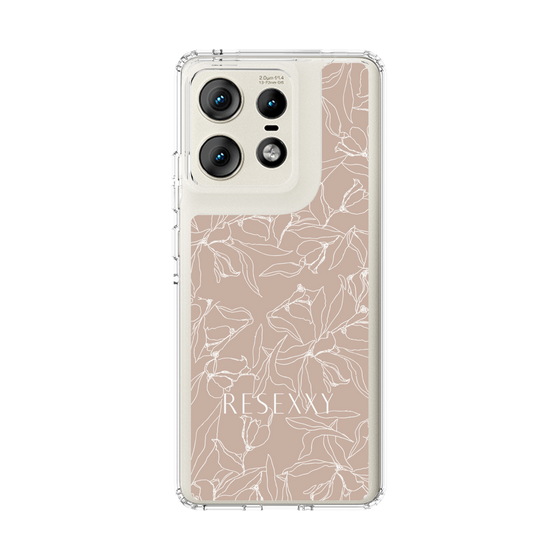 Slim Protection Case［ RESEXXY - Flower - Beige ］