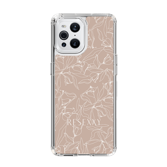 Slim Protection Case［ RESEXXY - Flower - Beige ］