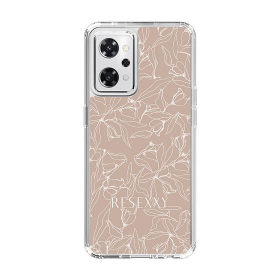 Slim Protection Case［ RESEXXY - Flower - Beige ］
