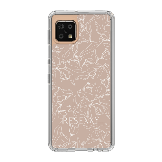 Slim Protection Case［ RESEXXY - Flower - Beige ］
