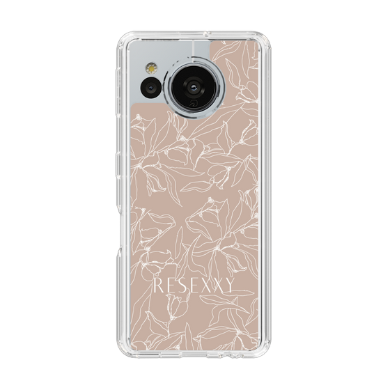 Slim Protection Case［ RESEXXY - Flower - Beige ］