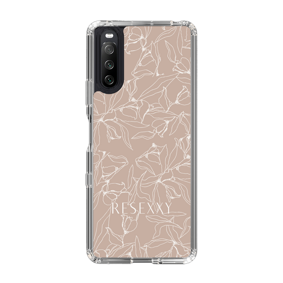 Slim Protection Case［ RESEXXY - Flower - Beige ］