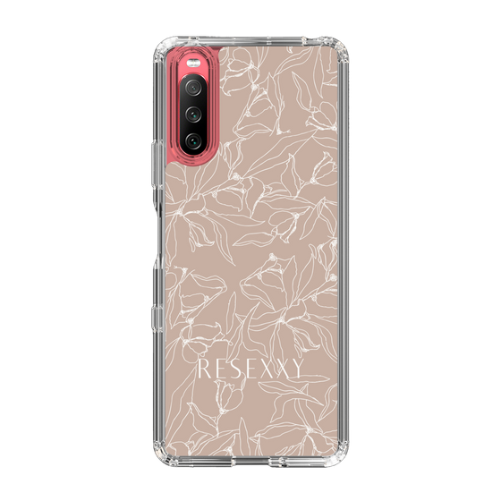 Slim Protection Case［ RESEXXY - Flower - Beige ］
